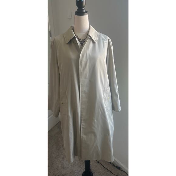 Burberry Camden Women’s Beige Removable Lining Water Resistant Trench Coat Sz XL - Picture 1 of 16